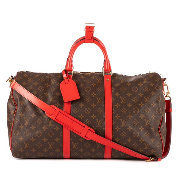 Louis Vuitton Handbags - Louis Vuitton Keepall Bandouliere Macassar 50
